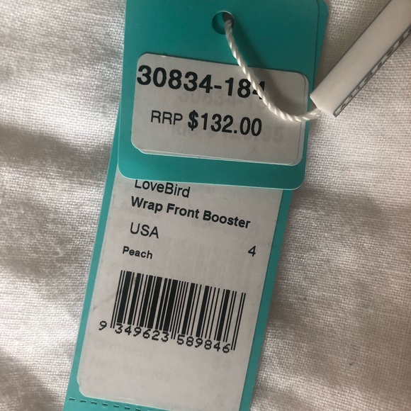 Never Been Worn Seafolly Peach Floral Bikini - Picture 7 of 8